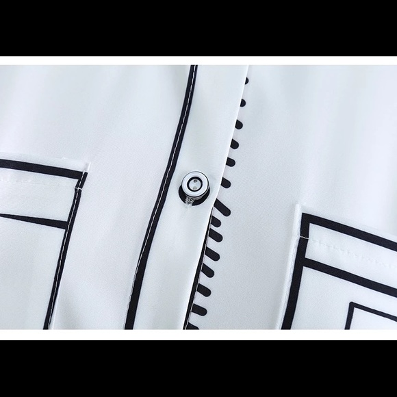 Black & White Button-Up - Picture 7 of 14